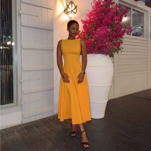 ZARA COTTON DRESS WITH VOLUMINOUS  SKIRT NWT